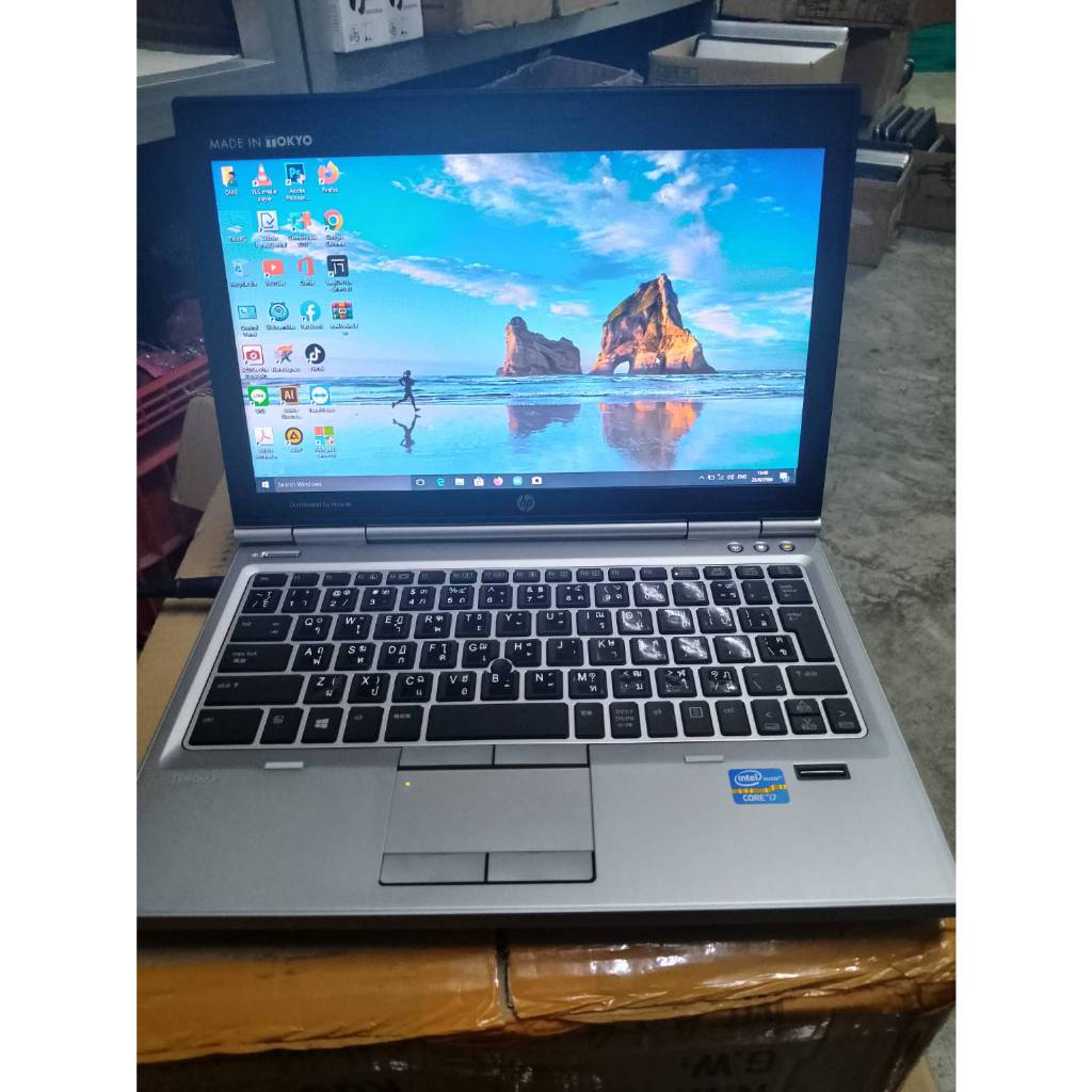 โน๊ตบุ๊คมือสอง HP Probook 2570p Core i7gen3(RAM:4gb/CPU  2.90GH 2.90GH)จอใหญ่12นิ้ว