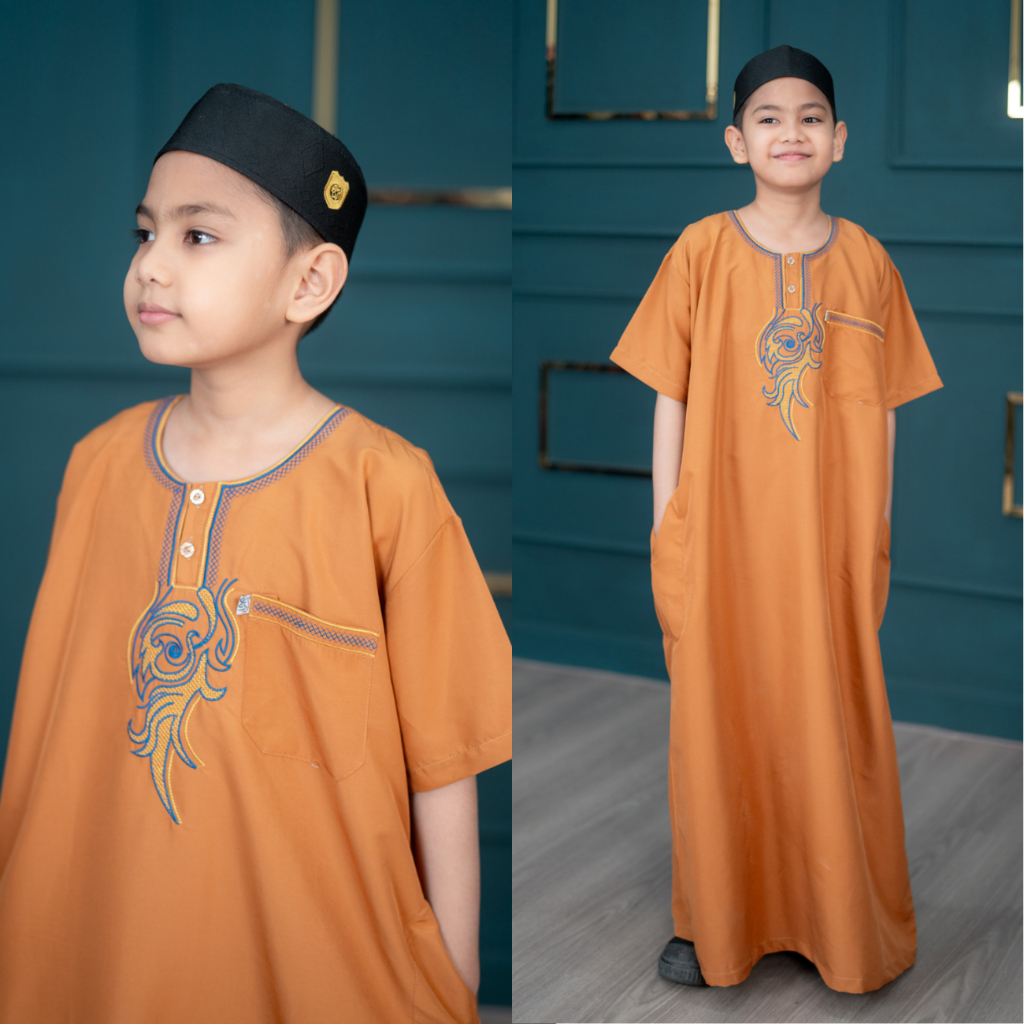 โต๊ปเด็กแขนสั้น ใส่สบาย ปักลายอย่างลงตัว 3กระเป๋า แบรนด์อิก๊าฟ(คละเฉด คละลาย)BA25วาริสมุสลิม EP2.