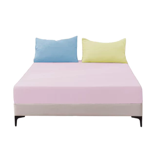 ibed ผ้าปูที่นอนสีพื้น 1 ชิ้น Softex ป้องกันไรฝุ่น ระบายอากาศดี สีไม่ตก 40 เฉดสี Color Set 2