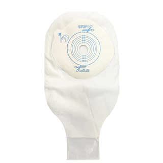 Convatec Stomadress Plus ถุงเก็บอุจจาระหน้าท้อง ชิ้นเดียว แบบใส ตัดแป้นได้ 19-64 มม. (กล่อง 30 ชิ้น) 420591 BB 7203