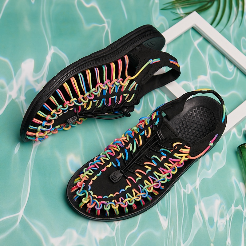 VANL รองเท้าสาน รองเท้าแตะฤดูร้อน KeNen ยอดนิยม (เบอร์36-45) 12จัดส่งฟรี เก็บเงินปลายทาง