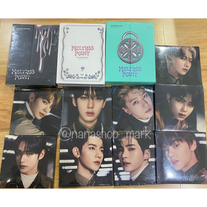พร้อมส่ง 🌻 zerobaseone - melting point photobook ver / digipack ver ไม่แกะซีล