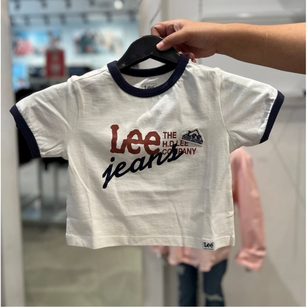 Lee kids แท้ 100% -LK K1001B01 เสื้อยืดเด็กผู้หญิง ผ้า cooton 100 % งานใหม่ไม่มีตำหนิ ขายชนช็อป
