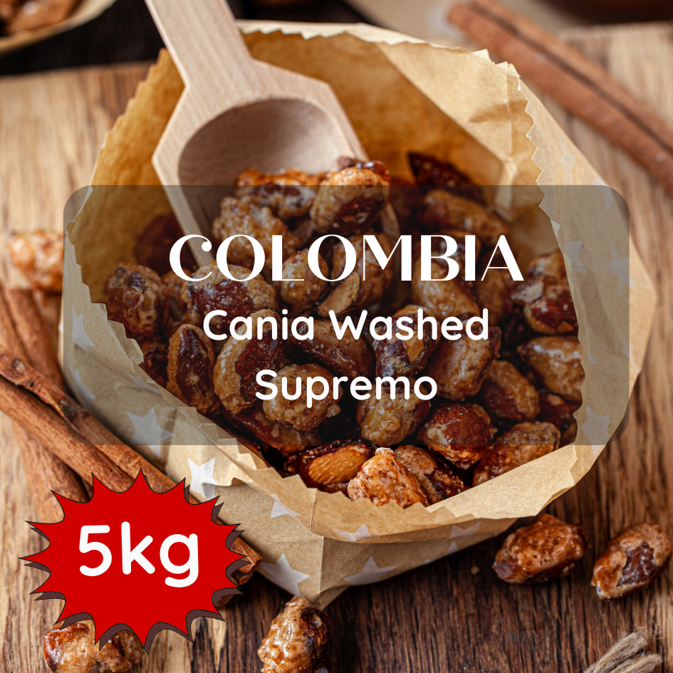 สารเมล็ดกาแฟ Colombia  Cania Washed Supremo  ขนาด 5kg 2025