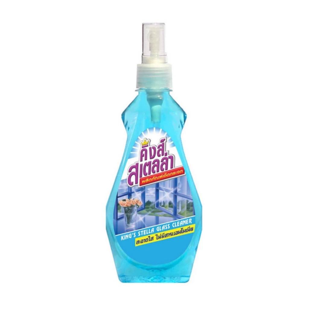 KING STELLA KING STELLA Mirror Cleaners 365 ml น้ำยาเช็คกระจกหัวฉีดสเปรย์ คิงส์สเตลล่า