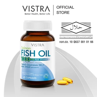 VISTRA Salmon Fish Oil (45 Tablets) 65.66กรัม