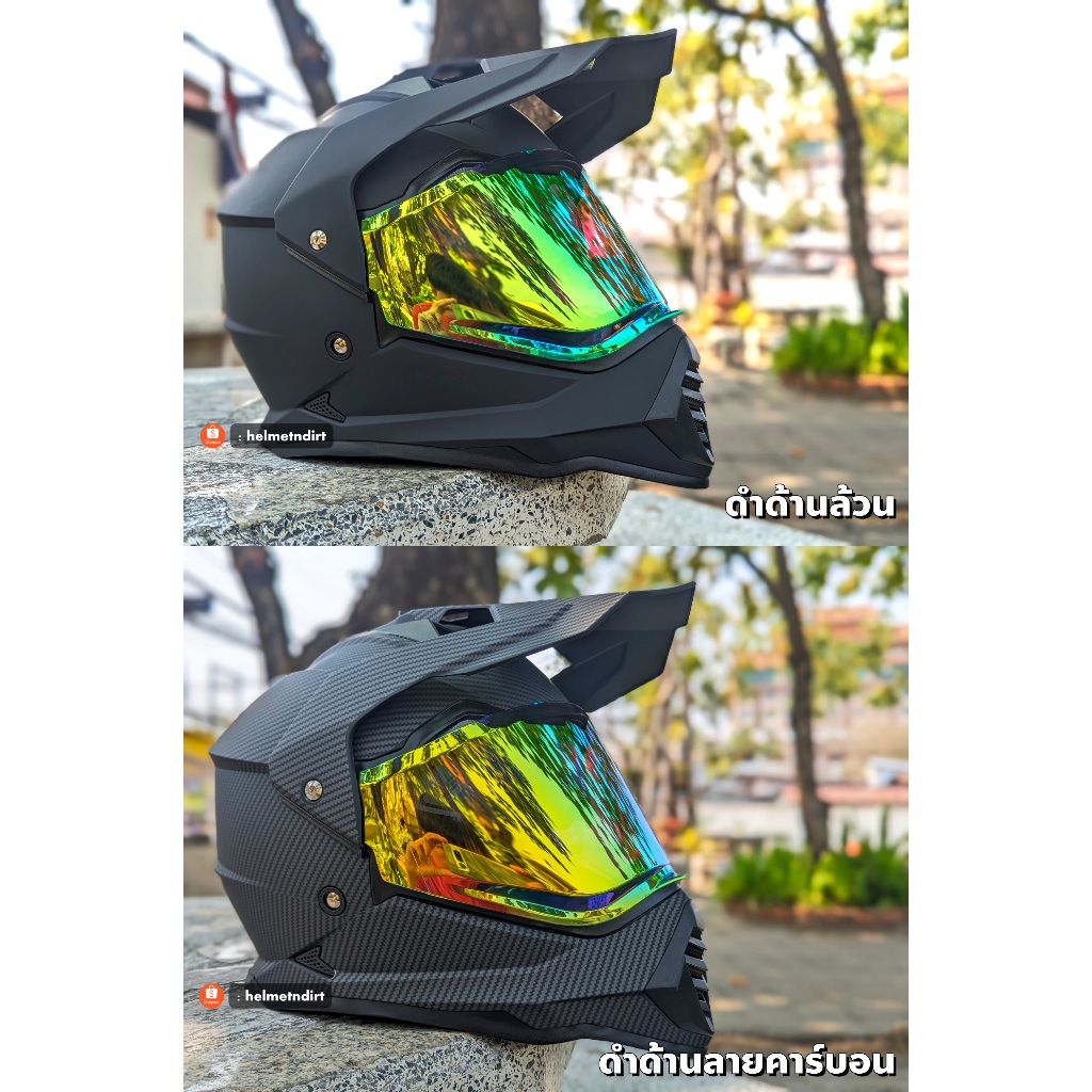 หมวกกันน็อค SOMAN M10 สีดำด้าน และดำด้านลายคาร์บอน ไซส์ S M L XL XXL