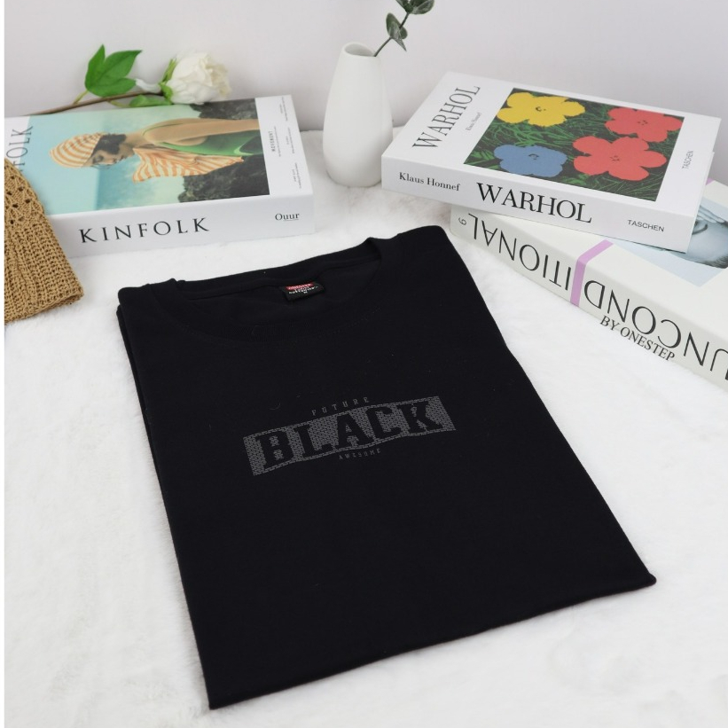 เสื้อยืดลาย BLACK ผ้า cotton 100% อย่างดี (no.237)