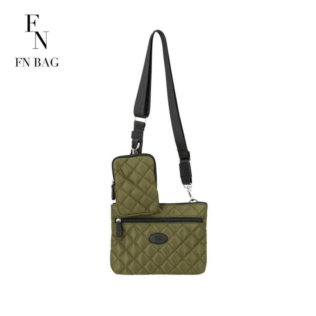 FN Nylon cloudy lite bag  : กระเป๋าสะพายพาดลำตัว / กระเป๋าคาดอก / Crossbody bag 1307-21008