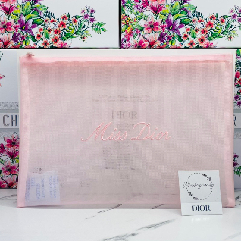 👛กระเป๋า Miss Dior สีชมพูใบใหญ่ ของแท้จาก Dior ✨