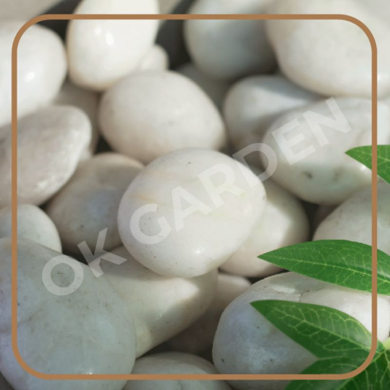 Ok Garden House กรวดมิลกี้ไวท์