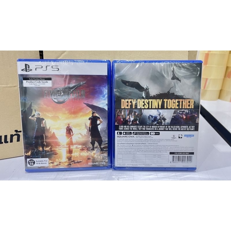 แผ่นเกมส์ : Final Fanyasy 7 : Rebirth แท้ 100% ( พร้อมส่ง )