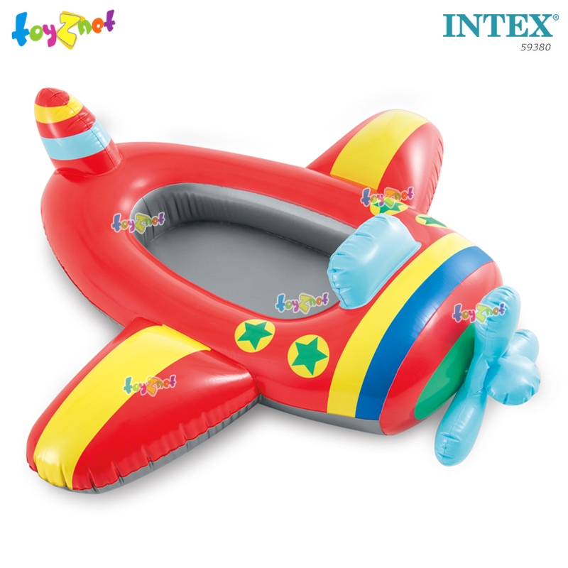 Intex เรือยางเด็ก พูลครูเซอร์ เครื่องบินรบ 1.19x1.14 ม. รุ่น 59380