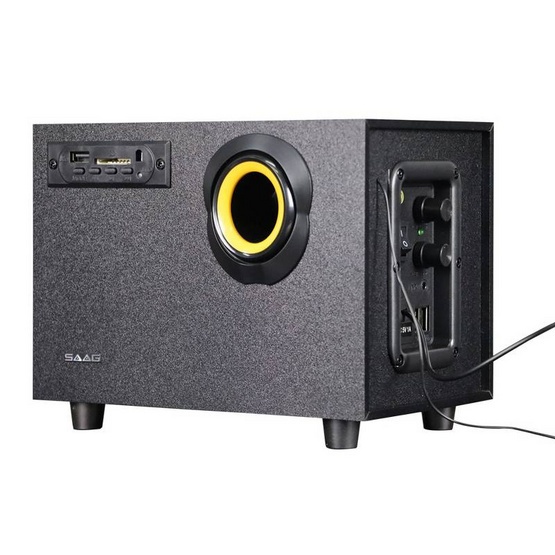 SAAG (2.1) ลำโพง MICRO BT PLUS (EM-3129) Black