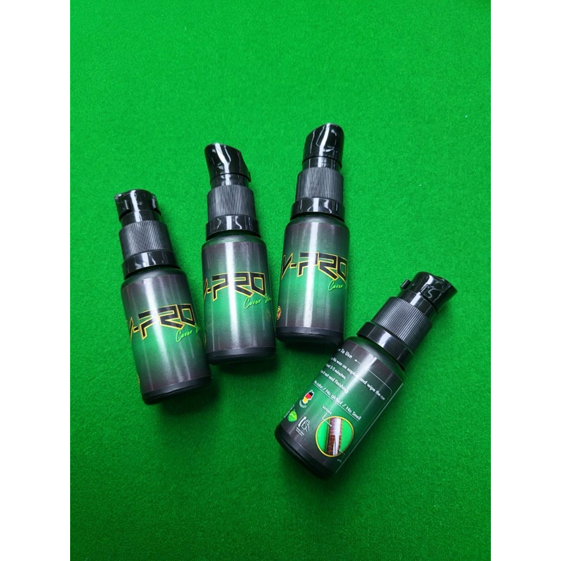 V-Pro wax วีโปรแว็กซ์ น้ำยาเคลือบไม้คิว น้ำยาเช็ดคิว