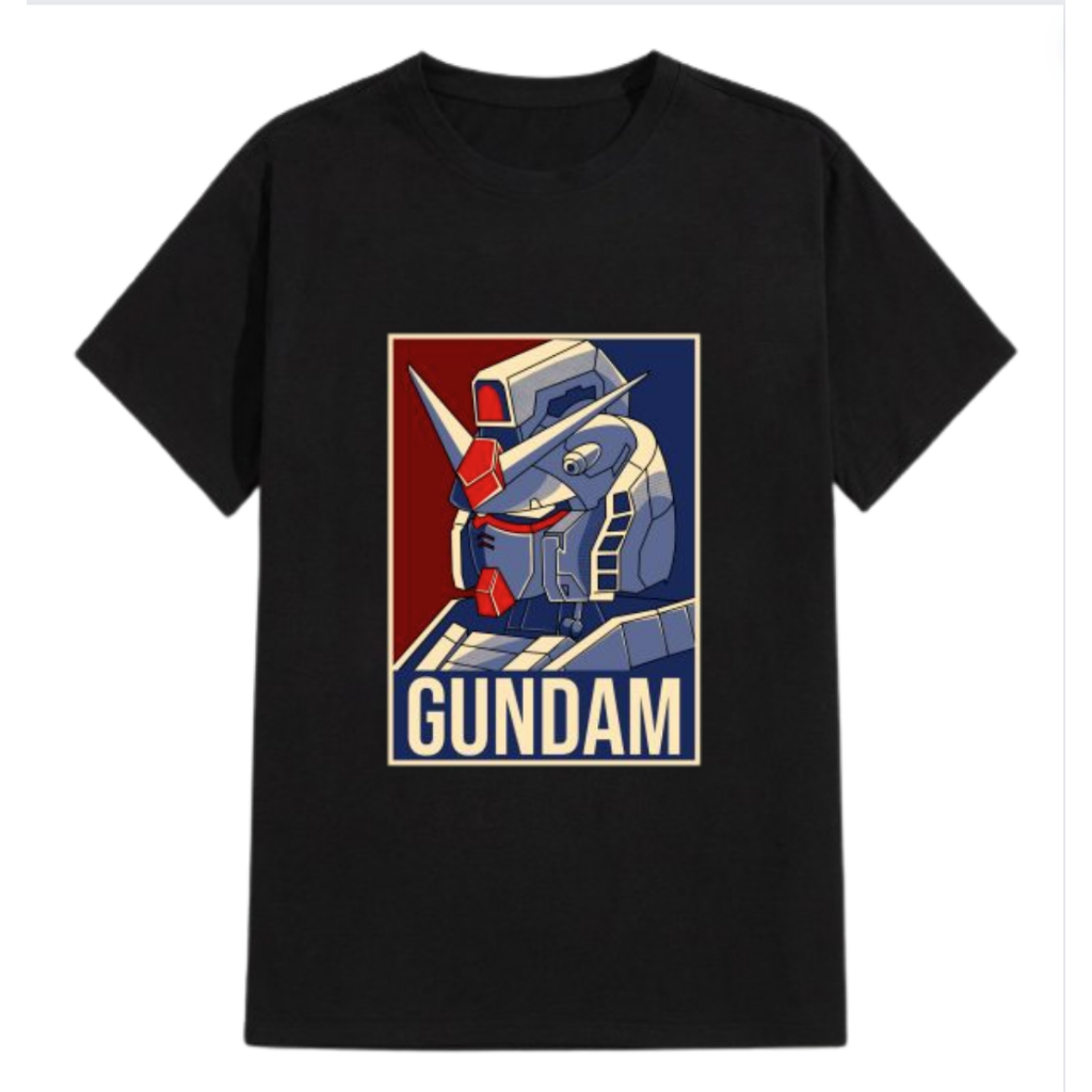 เสื้อยืดกันดั้ม Gundam เสื้อคอกลมผ้าคอตตอนไม่ร้อน(ใส่สบาย)สินค้าพร้อมส่งจากกรุงเทพพร้อมเสิฟด่วนๆ