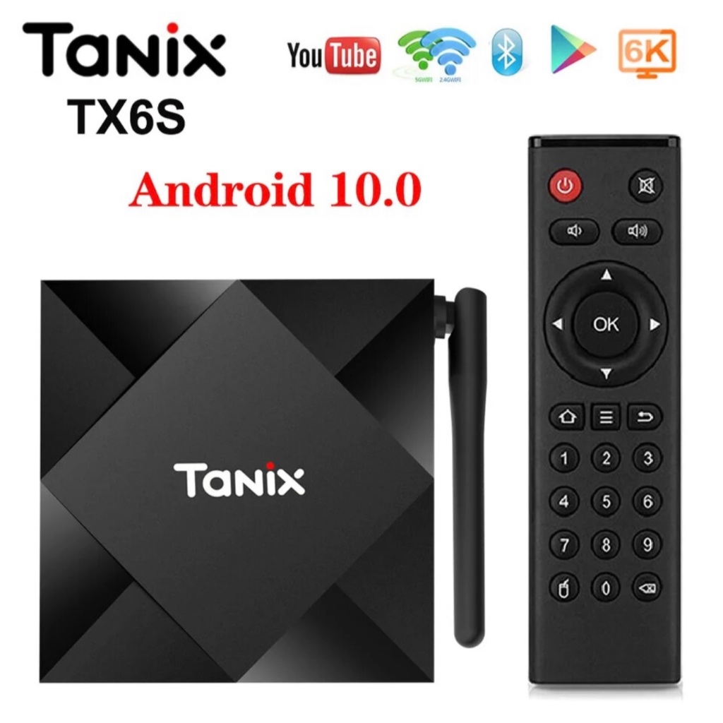 TX6s CPU H616 WIFI 5G+Bluetooth Android10 Smart TV Box