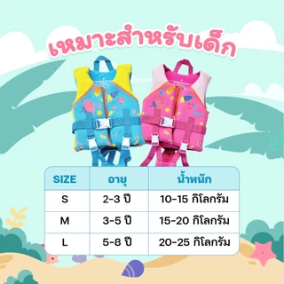 Babyhip เสื้อชูชีพเด็ก เสื้อชูชีพแบบรูดซิป มีตัวล็อกปรับระดับได้ พร้อมสายรัดที่หว่างขานิ่มพิเศษไม่เจ็บก้น Life Vest