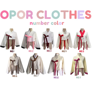 เสื้อครอปฮันบกตัวสั้น-แจ้งสีในแชท-K-031