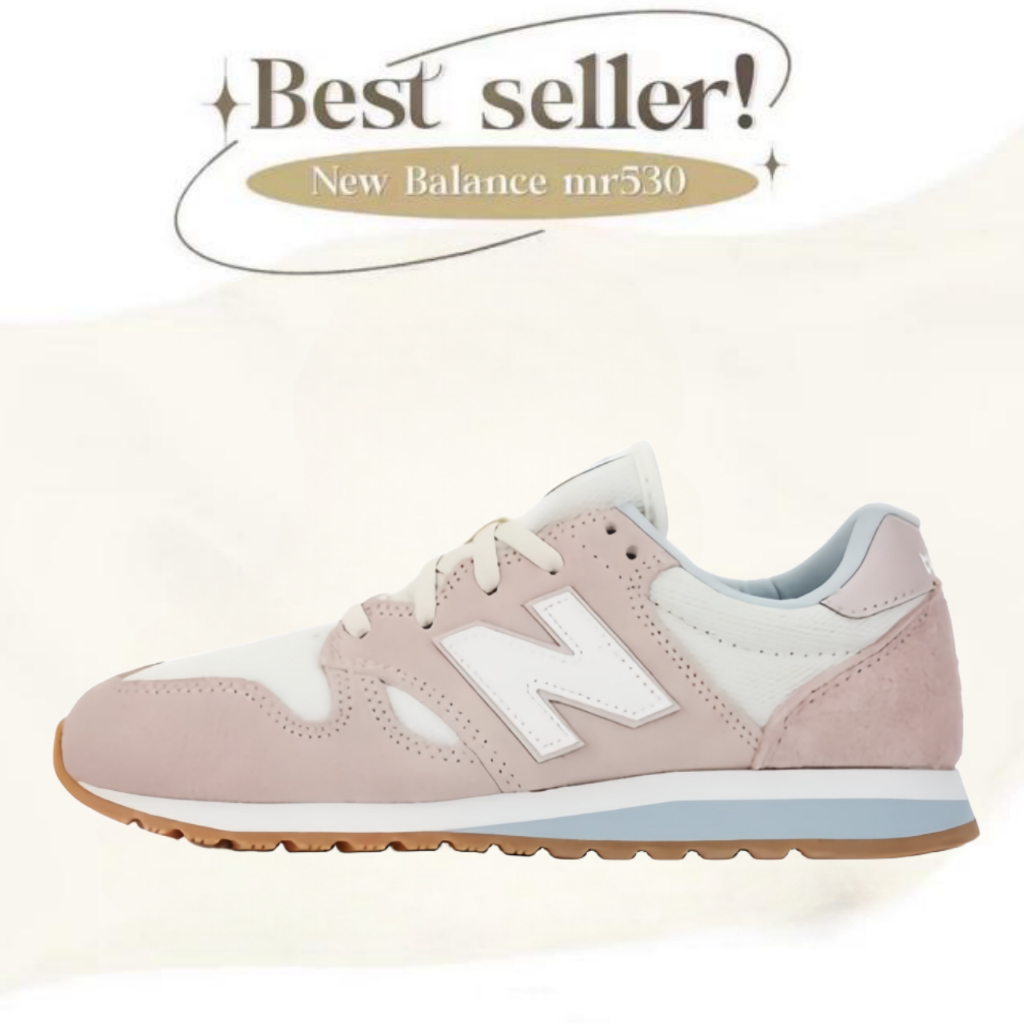 （ของแท้ 100 %）New Balance NB 520 ชมพูอ่อน ผู้ชาย ผู้หญิง รูปแบบ รองเท้า