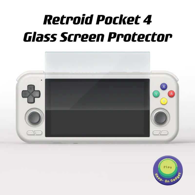 ฟิล์มกระจก เครื่องเกม Retroid Pocket 4/4Pro Glass Screen Protector | Keep On Gadget