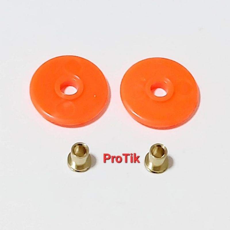 โรลเลอร์ 13.5 mm. สีส้ม รถ Mini 4wd 1:32