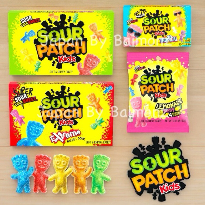 🔥 พร้อมส่งจากไทย 🔥 ขนม USA Sour Patch Kids เยลลี่ในตำนาน เยลลี่เปรี้ยวจี๊ดดดด รสผลไม้