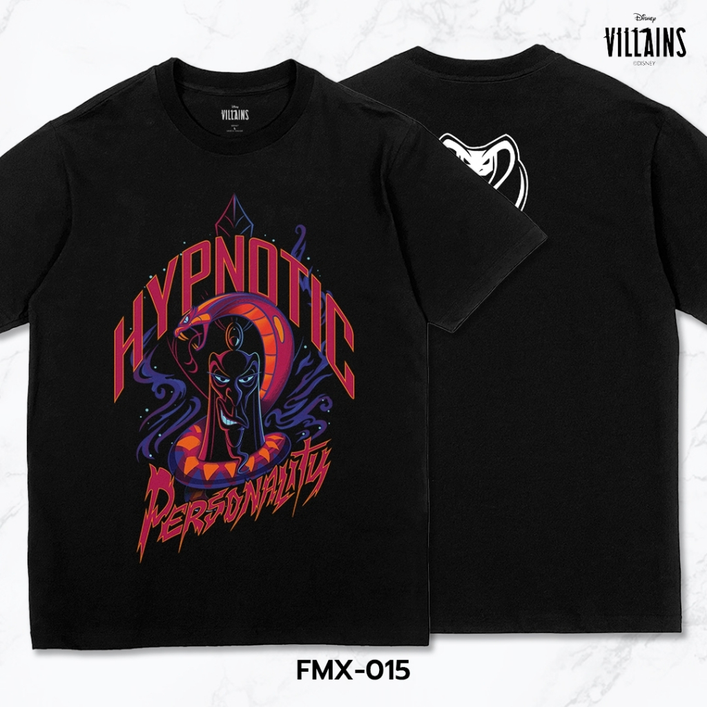 Power 7 Shop เสื้อยืดการ์ตูน "Villains" ลิขสิทธิ์แท้ DISNEY (FMX-015)