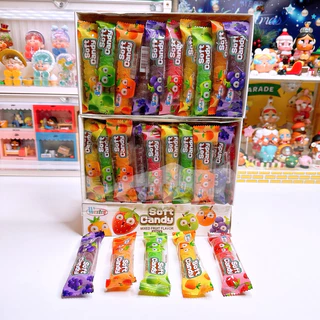 กัมมี่เยลลี่รสผลไม้รวม 5 รส เคลือบน้ำตาล (1 เเพค 30 ชิ้น)