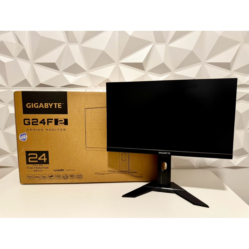จอคอม 24 นิ้ว Monitor 23.8'' GIGABYTE G24F 2 (IPS, HDMI, DP, USB) 180Hz