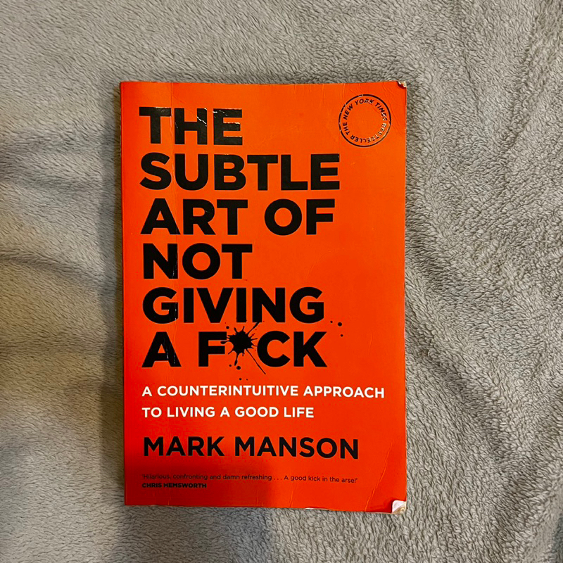 หนังสือ the subtle art of not giving a f*ck