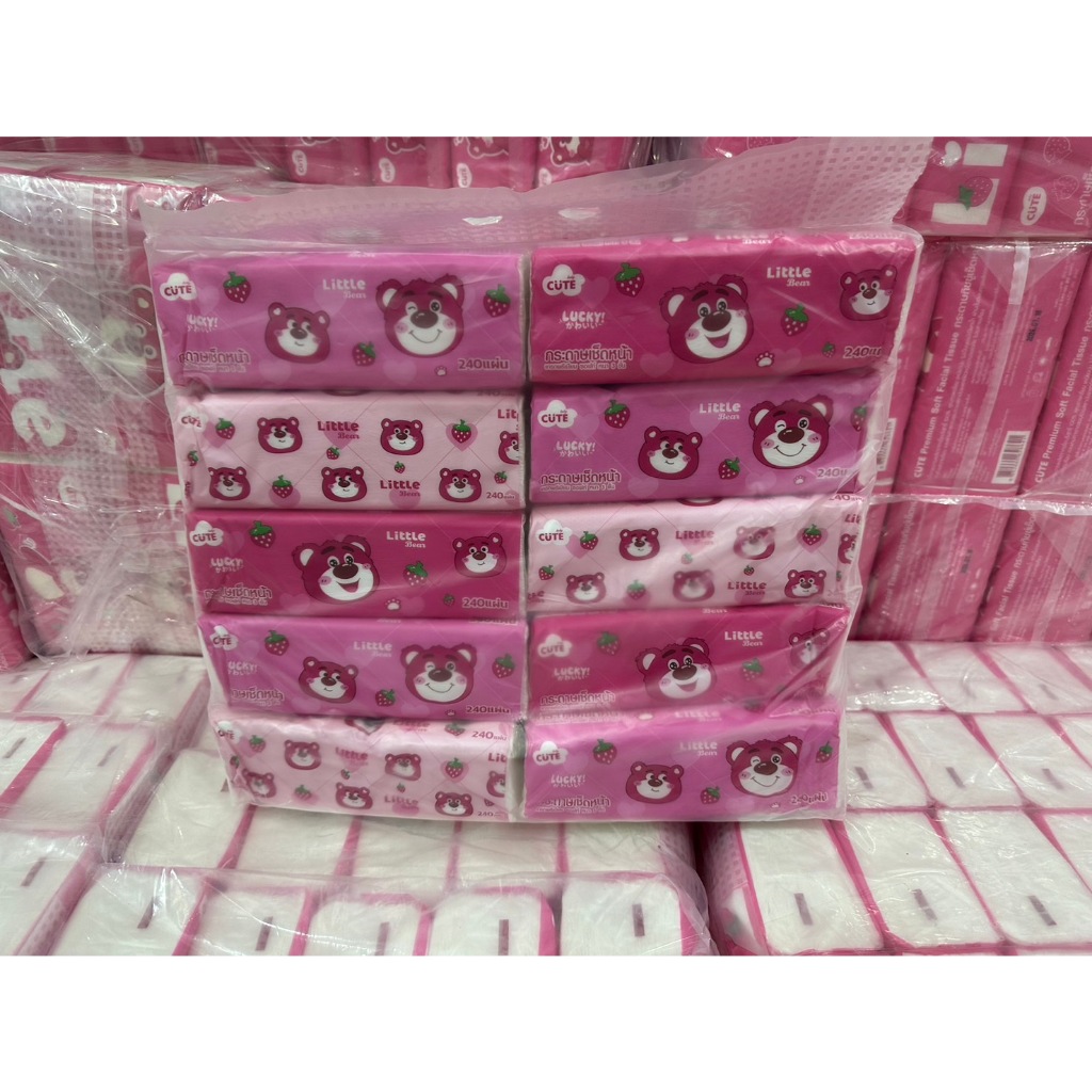 มาไหม่Little กระดาษทิชชห่อใหญ่ หนา 3 ชั้น (1 ห่อมี 240 แผ่น)A1 - รูปที่ 2