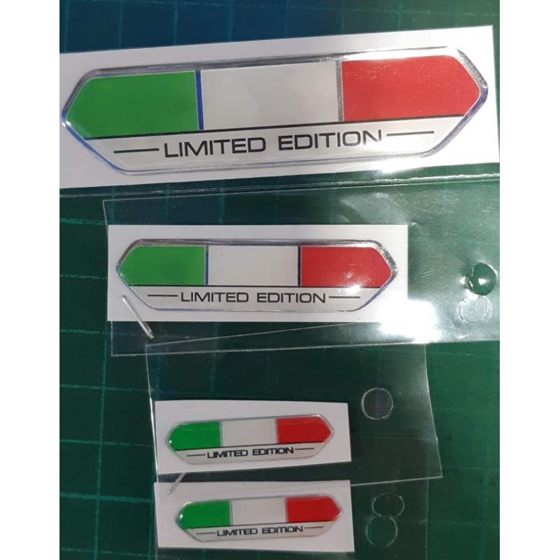 สติ๊กเกอร์ ลิมิเต็ด อิตาลี #limiten #edition งานโลโก้ 3D