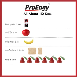 Pro Engy Energy Gel เครื่องดื่มให้พลังงานสูง สำหรับนักกีฬา หรือผู้ที่ต้องใช้พลังงานในการทำกิจกรรม