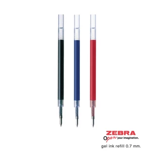 Zebra refill ไส้ปากกา sarasa ขนาด 0.5/0.7/1.0 มม. น้ำเงิน ดำ แดง