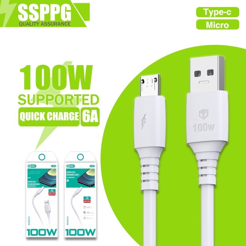 สายชาร์จมือถือ สายชาร์จandroid 6A 100W สายชาร์จเร็ว type cสายชาร์จเร็ว สายชาร์จมือถือ สายชาร์จ สายชาร์จโทรศัพท์USB Micro
