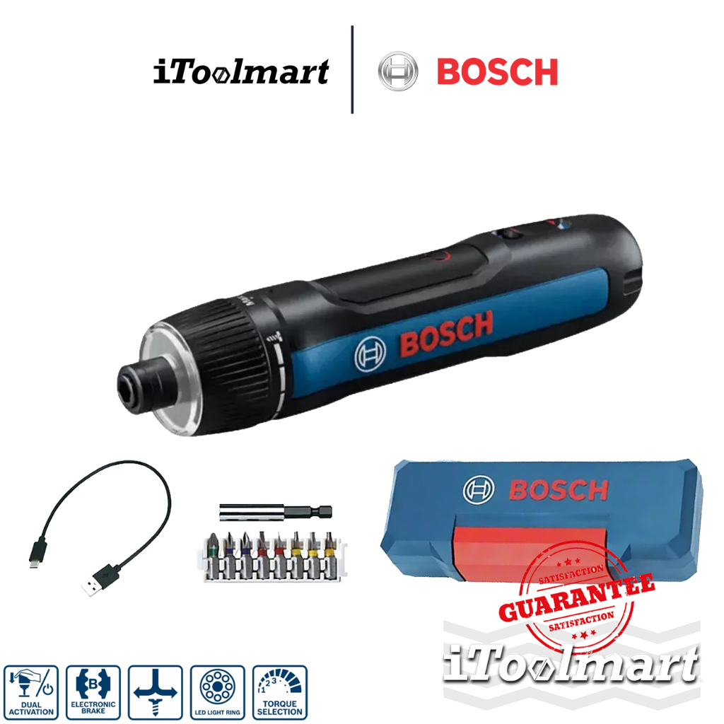 BOSCH ไขควงไฟฟ้าไร้สาย GO 3 KIT (3.6V) 0 601 9H2 281 / GO 3 SOLO (3.6V) 0 601 9H2 280