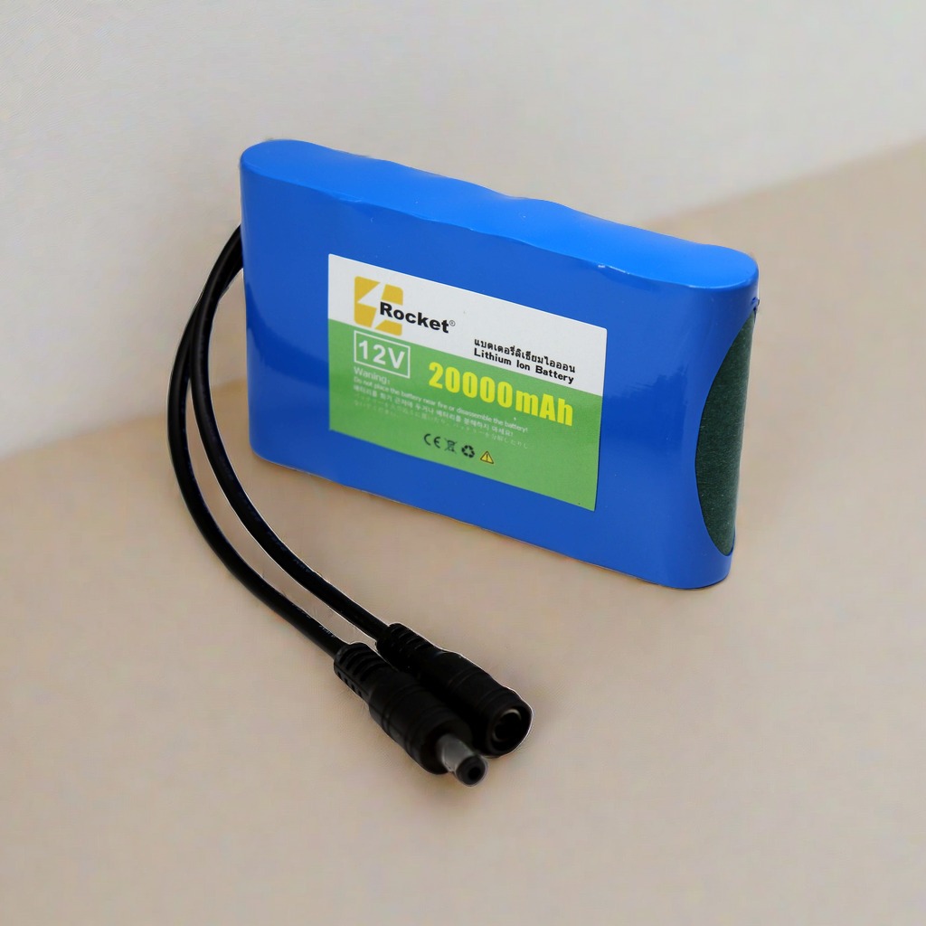 18650 Charger Li-ion แบตเตอรี่ลิเธียม battery rechargeble 12V 20Ah แบตเตอรี่แบบชาร์จไฟ(with BMS) - รูปที่ 4