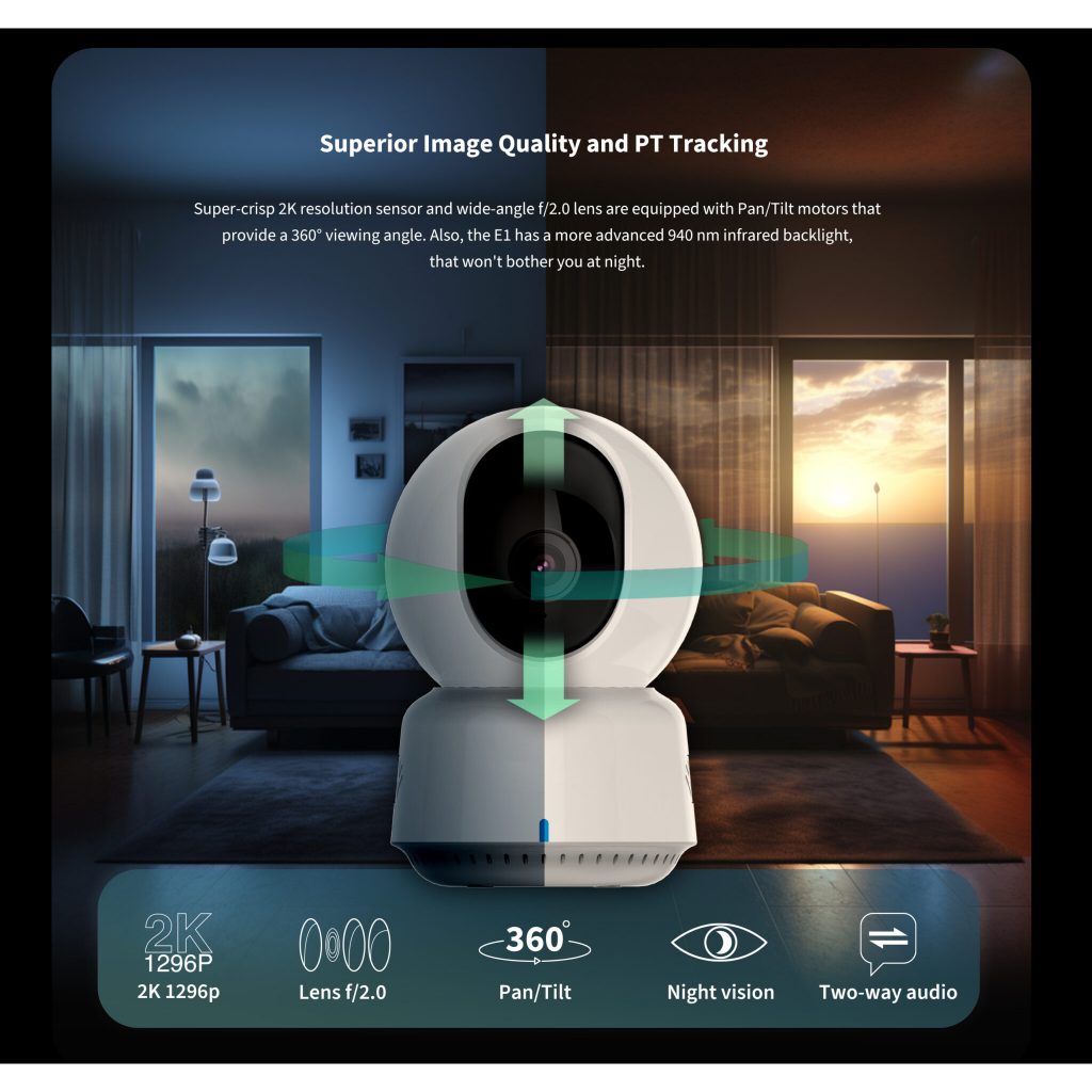 Aqara Camera E1 กล้อง WiFi สมาร์ทโฮม รองรับ Homekit, Google, Alexa, ประกันศูนย์ไทย