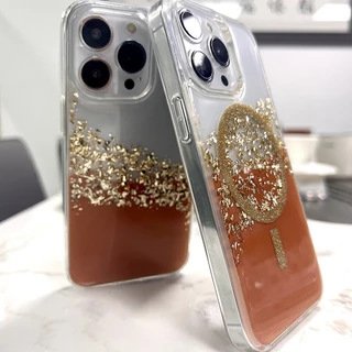 เคสสายมู iPhone เคสนำโชคเรียกทรัพย์ ฝังฟอยล์เงิน ฟอยล์ทอง งานพรีเมียมสวยมาก