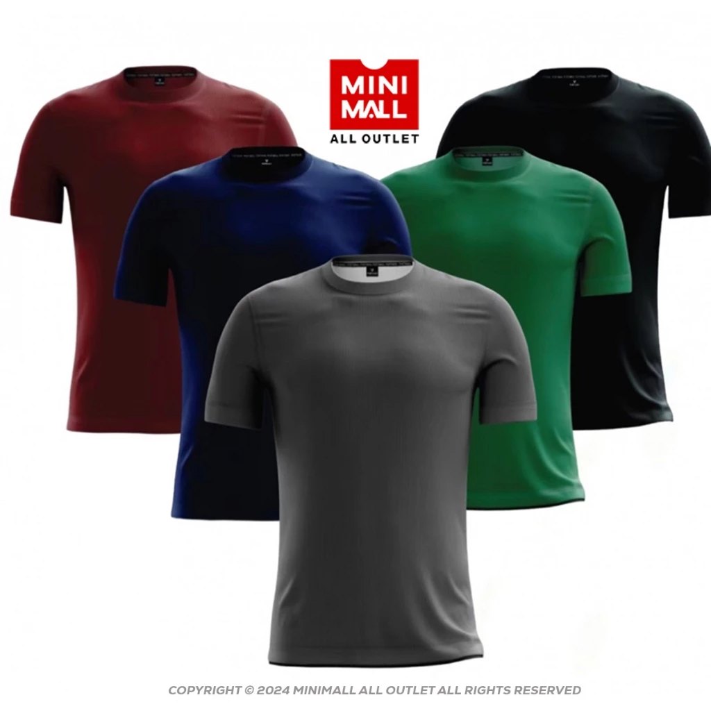 เสื้อยืดสีดำ แขนสั้น ผ้าไมโคร Micro 100% สปอร์ต thumbnail 9