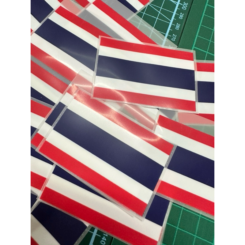 ธงชาติไทย ตัวรีด DTF ฟิล์มรีดติดเสื้อ