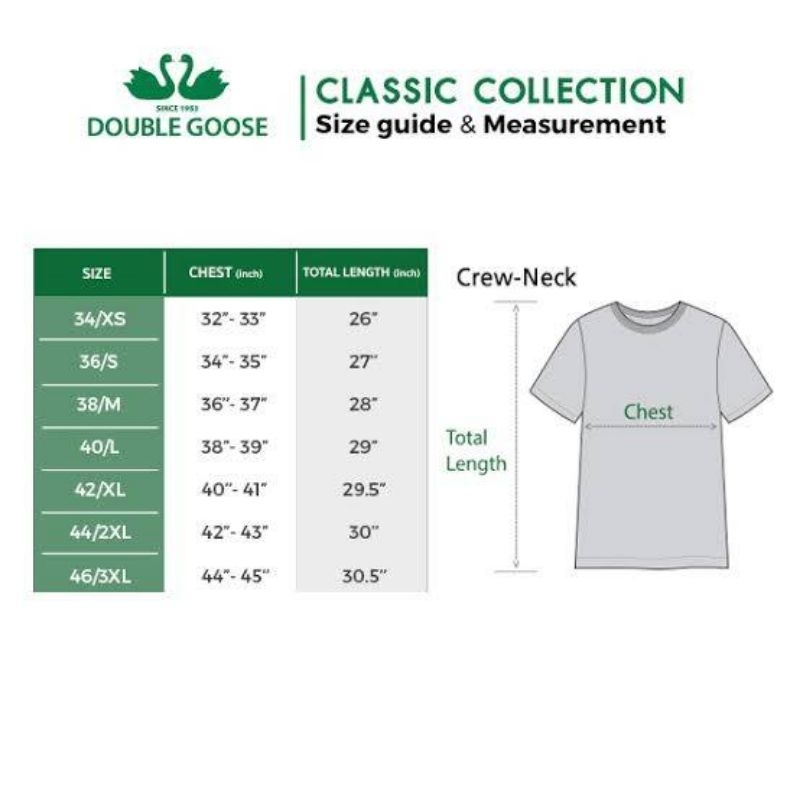 เสื้อยืดคอกว้าง / คอปาด ตราห่านคู่ สีขาว-ดำ ของแท้ มีพร้อมส่ง