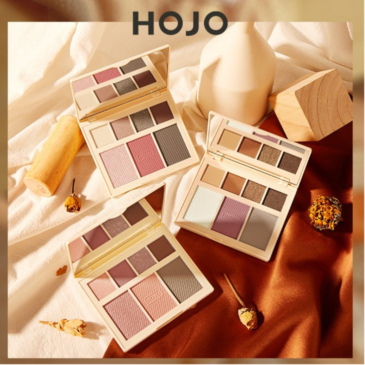 อายแชโดว์ Hojo เฉดดิ้ง ไฮไลท์ บลัชออน บรอนเซอร์ คอนทัวร์ เนื้อเนียนละเอียด สีสวย No.8079