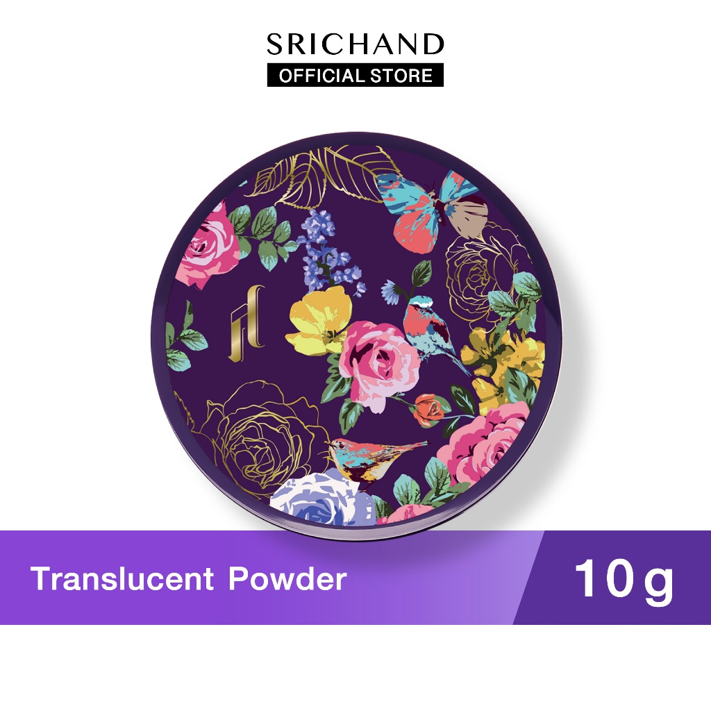 SRICHAND ศรีจันทร์ แป้งฝุ่นโปร่งแสง ทรานส์ลูเซนท์ พาวเดอร์ ขนาด 10 กรัม / Translucent Powder 10 g.