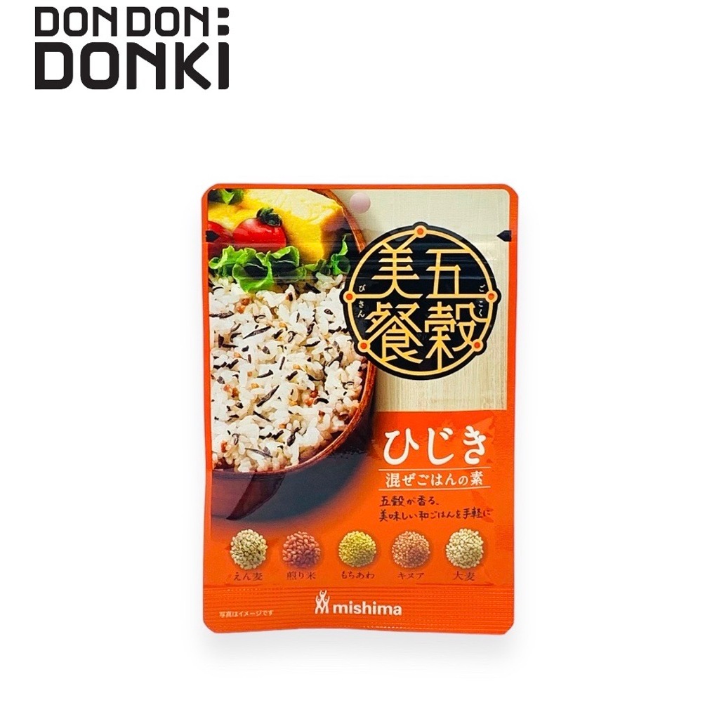 GOKOKU BISAN HIJIKIโกโคคุ ไบเซน ฮิจิกิ (ผงโรยหน้าข้าว รสสาหร่ายฮิจิกิผสมธัญพืช 5 ชนิด) น้ำหนักสุทธิ 24กรัม