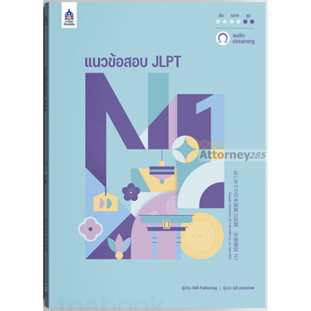หนังสือ แนวข้อสอบ JLPT N1,N2,N3,N4,N5