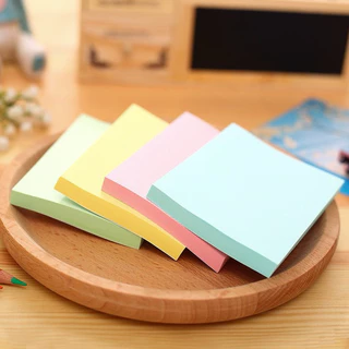 [พร้อมส่ง] กระดาษโน๊ต 100 แผ่น มีกาว ออก e-tax ได้ กระดาษโน้ต เครื่องเขียน post if sticky note ตกแต่ง diy สมุด โพสติด