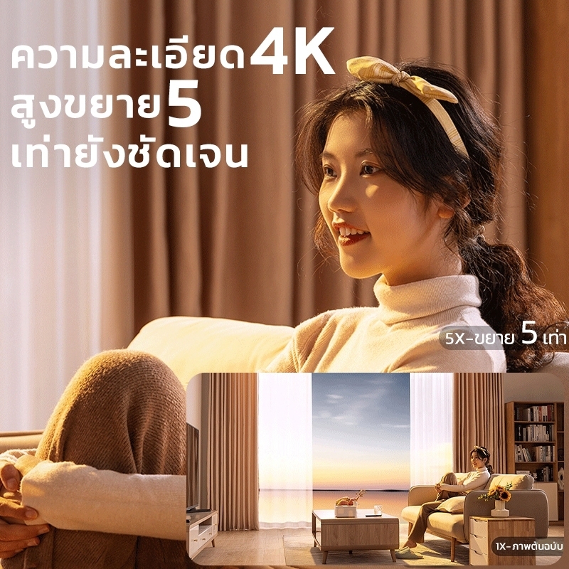 กล้องหลอดไฟ 5MP 2เลนส์ Dual lens ดูกล้อง2จอในเวลาเดียวกัน เชื่อมไวไฟ2.4G ภาพสีสดใส พูดสนทนาได้ app V380 Pro