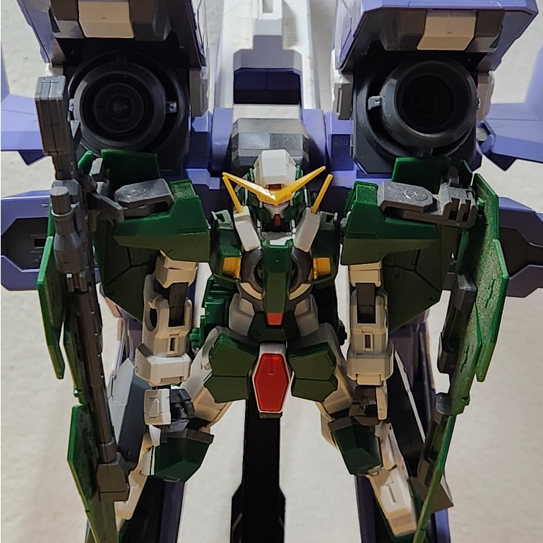 [ ประกอบแล้ว ] Bandai HG Dynames + GN Arms Type-D   - โมเดล กันดั้ม กันพลา